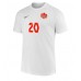 Canada Jonathan David #20 Replica Away Shirt World Cup 2022 Short Sleeve